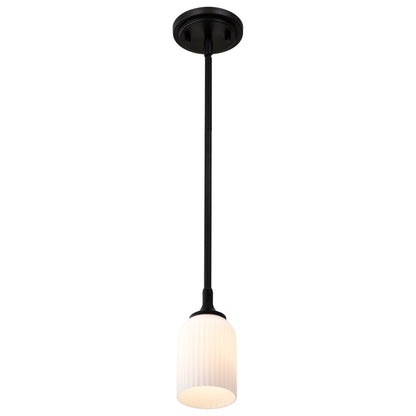 Nuvo 60-8645 Solara, Mini Pendant, Matte Black Finish
