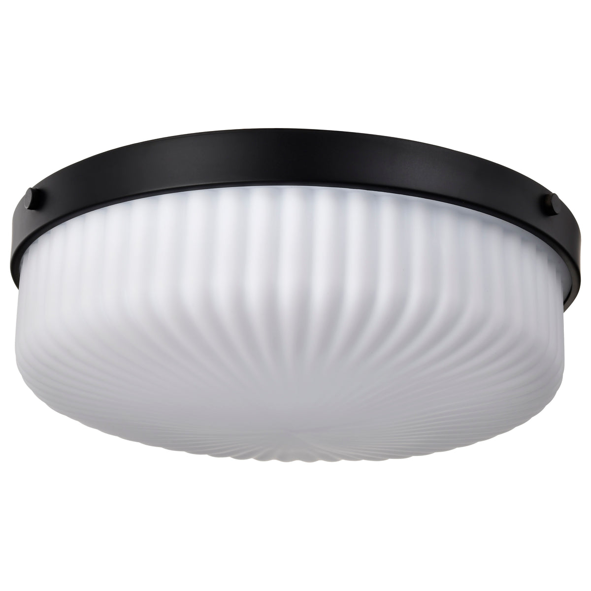 Nuvo 60-8648 Solara, Flush Mount, Matte Black Finish