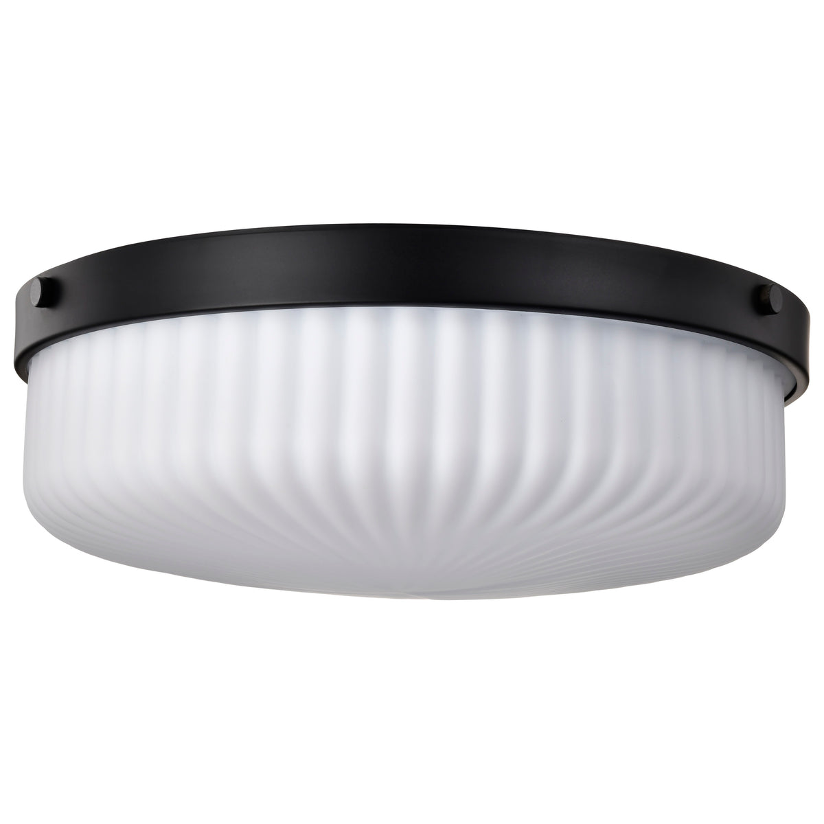 Nuvo 60-8648 Solara, Flush Mount, Matte Black Finish