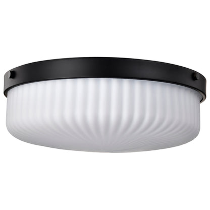 Nuvo 60-8648 Solara, Flush Mount, Matte Black Finish