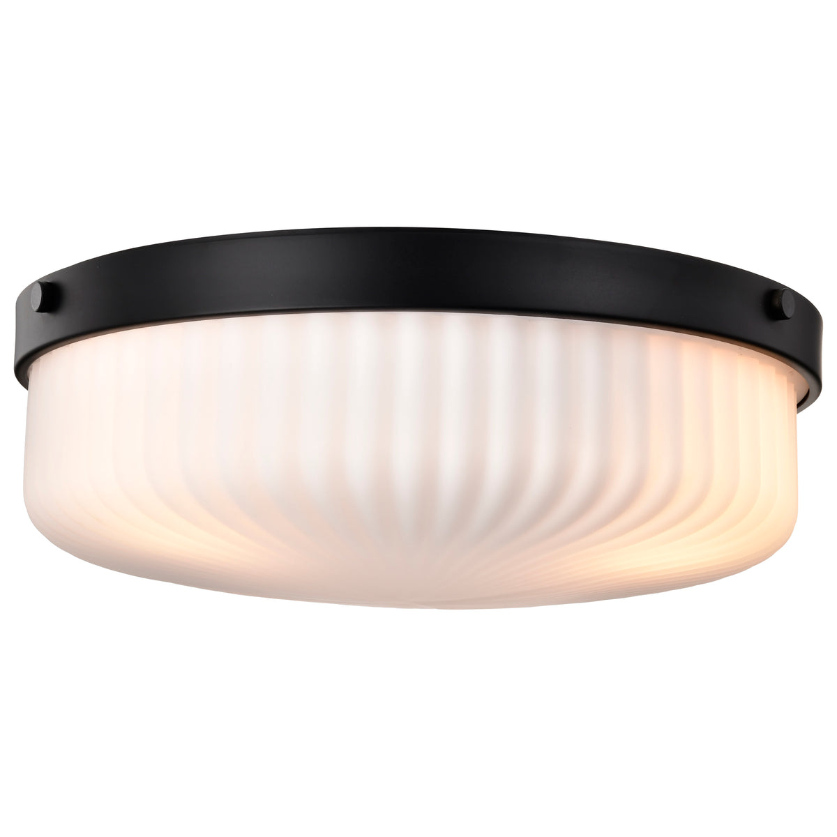 Nuvo 60-8648 Solara, Flush Mount, Matte Black Finish
