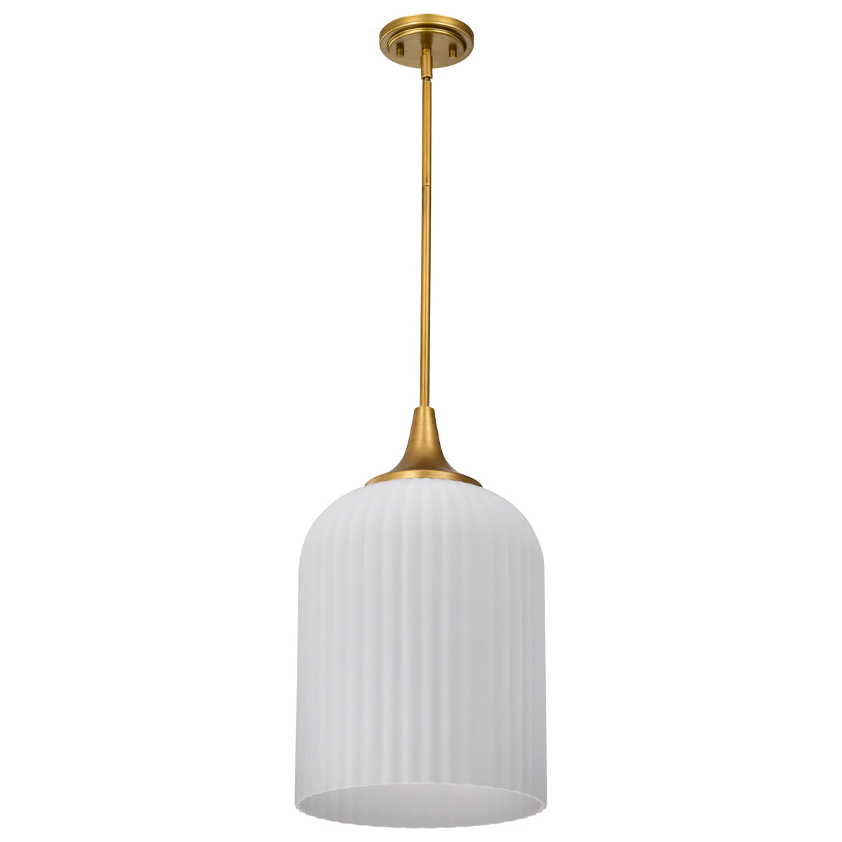 Nuvo 60-8666 Solara, Pendant, Natural Brass Finish