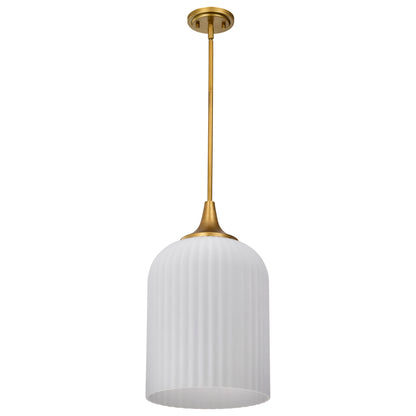 Nuvo 60-8666 Solara, Pendant, Natural Brass Finish
