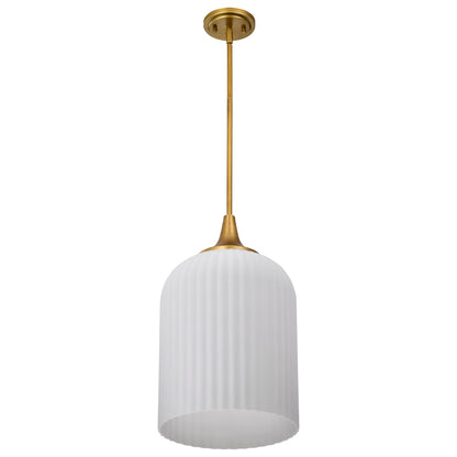 Nuvo 60-8666 Solara, Pendant, Natural Brass Finish
