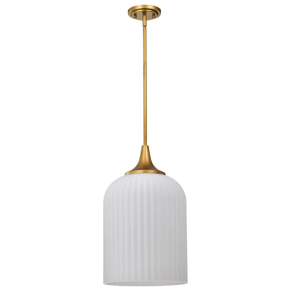 Nuvo 60-8666 Solara, Pendant, Natural Brass Finish