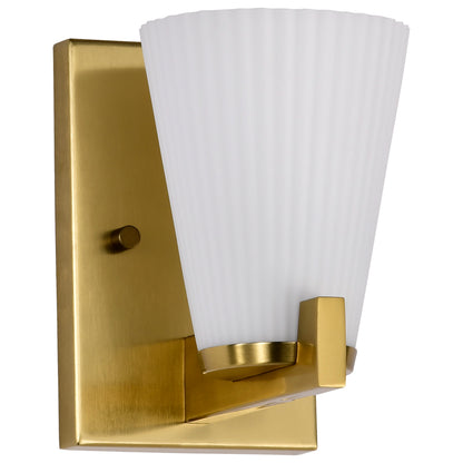 Nuvo 60-8721 Royale, 1 Light Vanity, Burnished Brass Finish