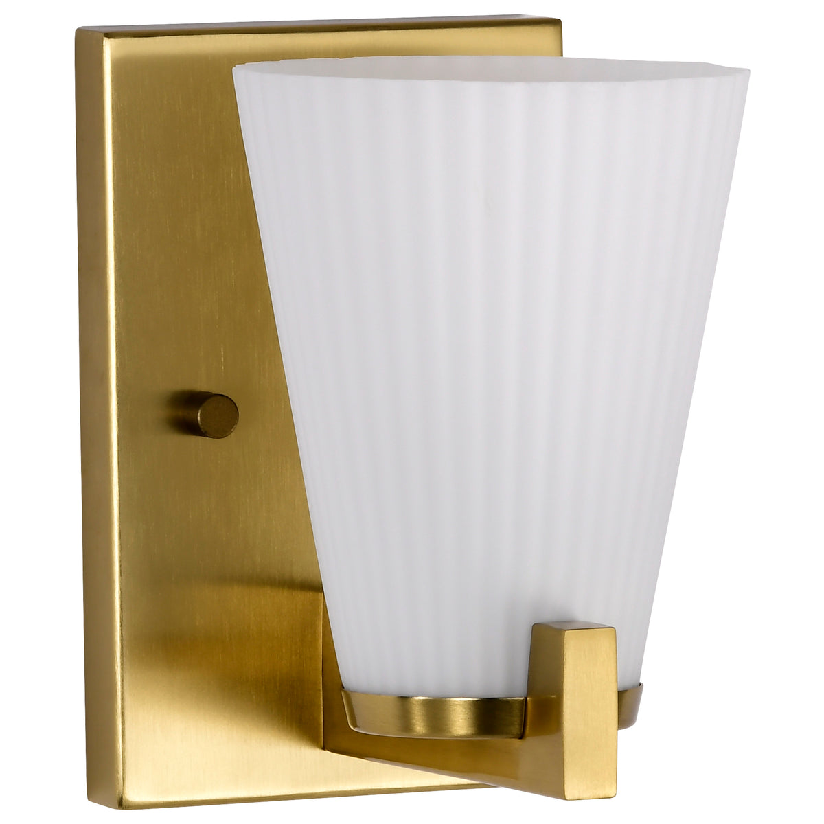 Nuvo 60-8721 Royale, 1 Light Vanity, Burnished Brass Finish