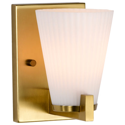 Nuvo 60-8721 Royale, 1 Light Vanity, Burnished Brass Finish
