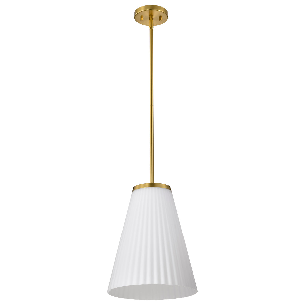Nuvo 60-8728 Royale, Large Pendant, Burnished Brass Finish