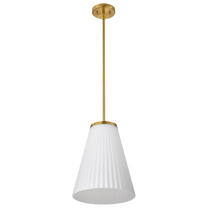 Nuvo 60-8728 Royale, Large Pendant, Burnished Brass Finish