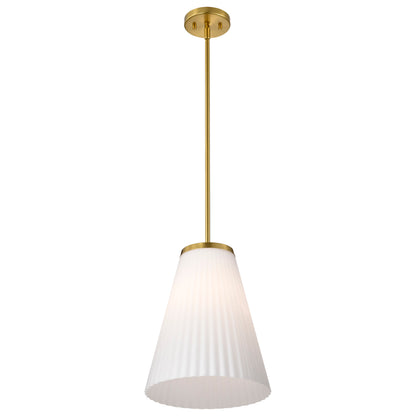 Nuvo 60-8728 Royale, Large Pendant, Burnished Brass Finish