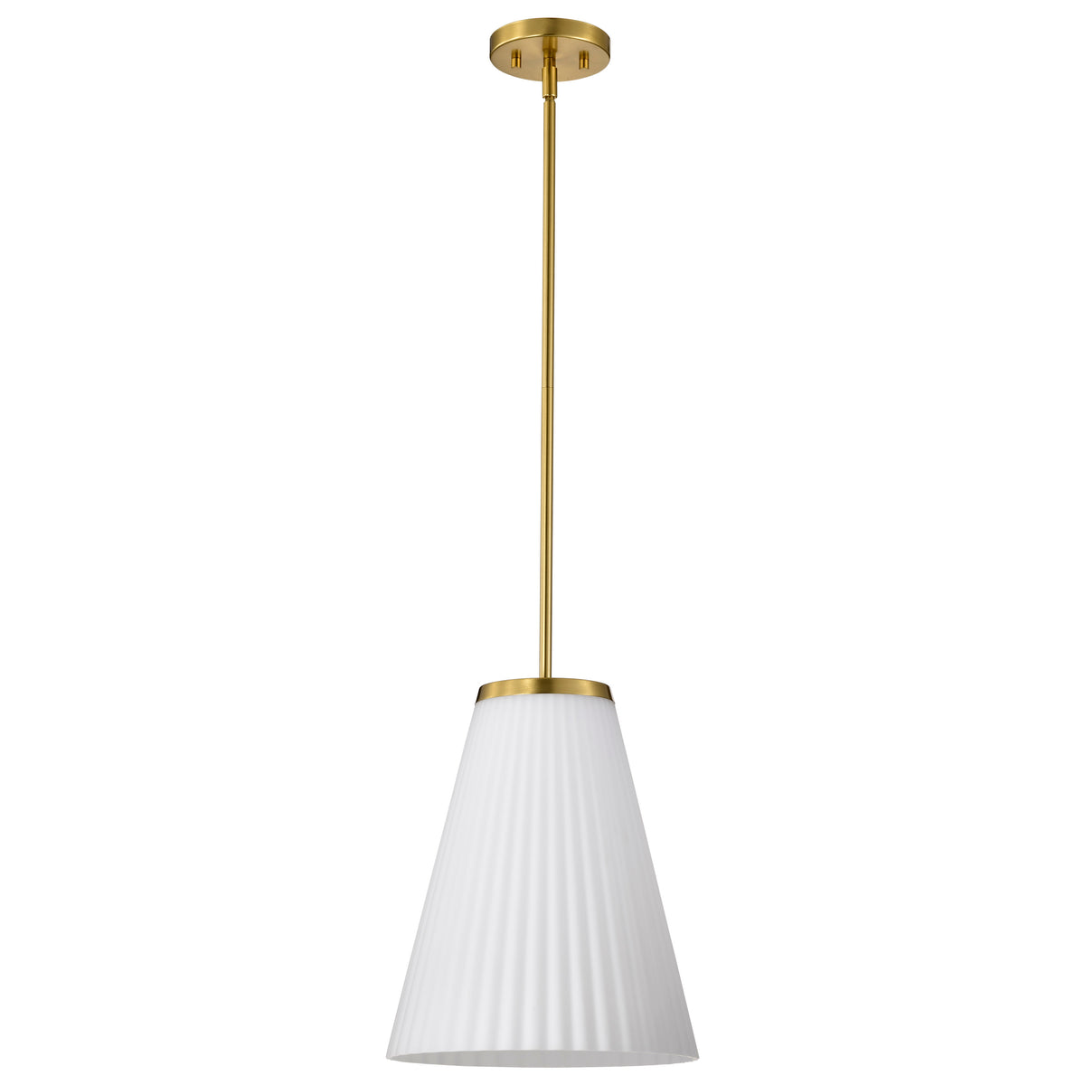 Nuvo 60-8728 Royale, Large Pendant, Burnished Brass Finish