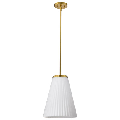 Nuvo 60-8728 Royale, Large Pendant, Burnished Brass Finish