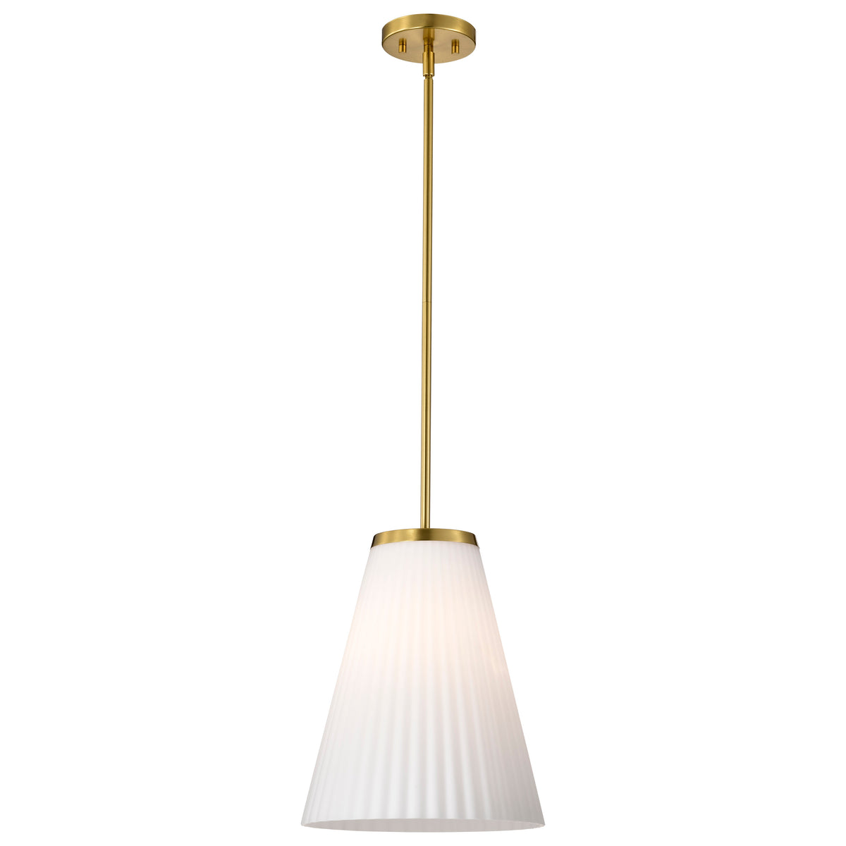 Nuvo 60-8728 Royale, Large Pendant, Burnished Brass Finish