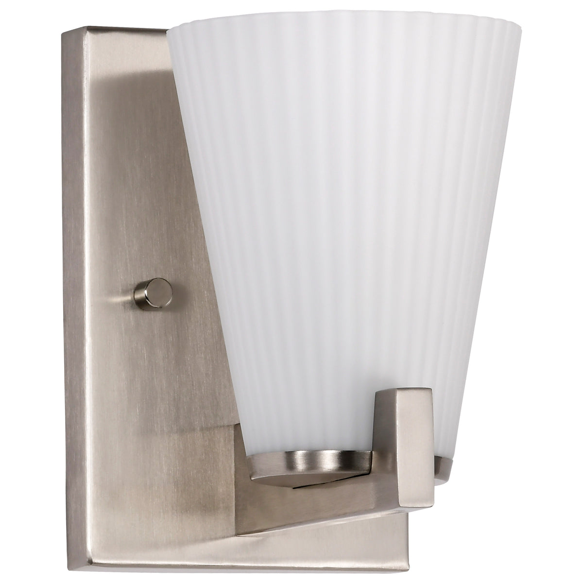 Nuvo 60-8731 Royale, 1 Light Vanity, Brushed Nickel Finish