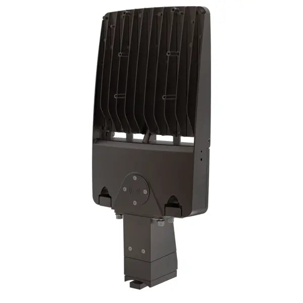 Commercial LED CLF14-150S-UNV-8SC1-T3-QD-BZ-BPC Flood Fixture 150W Selectable Wattage & CCT Straight Arm