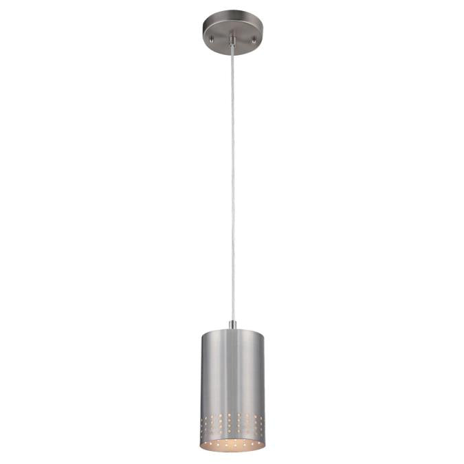 Westinghouse 6101200 Pendant Fixture 1 Light Mini Brushed Nickel