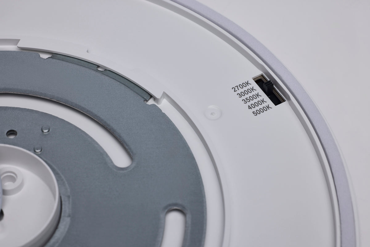 Nuvo 62-1004 11 Watt 7 Inch Trimless Surface Mount, 27K/3K/35K/4K/5K CCT, Line Voltage Dimmable
