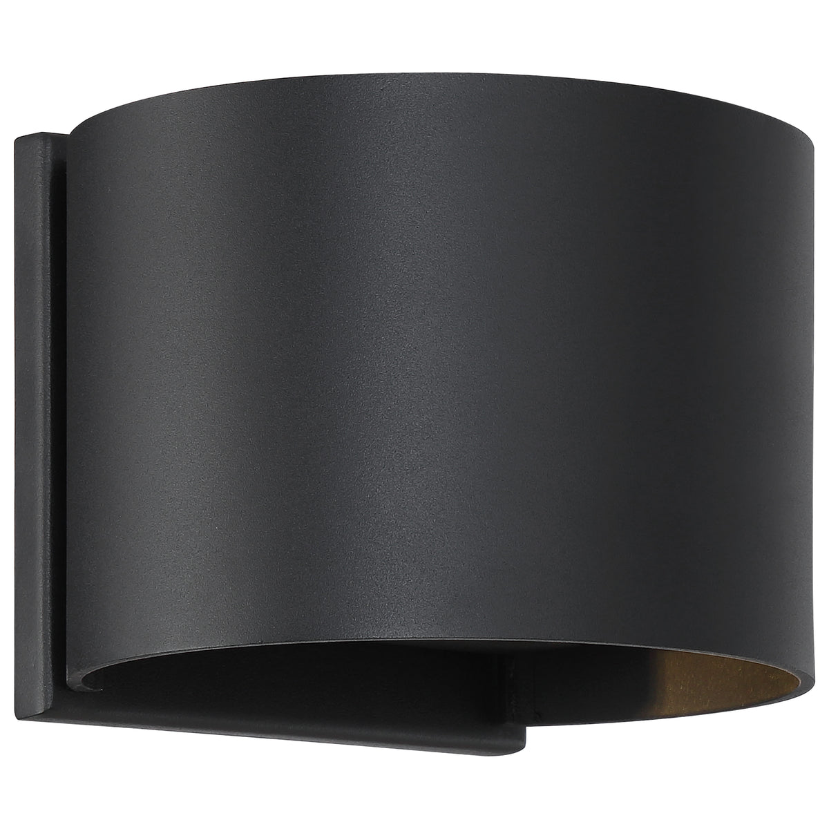 Nuvo 62-1464R1 Lightgate, 5 Watt LED Sconce, Matte Black Finish