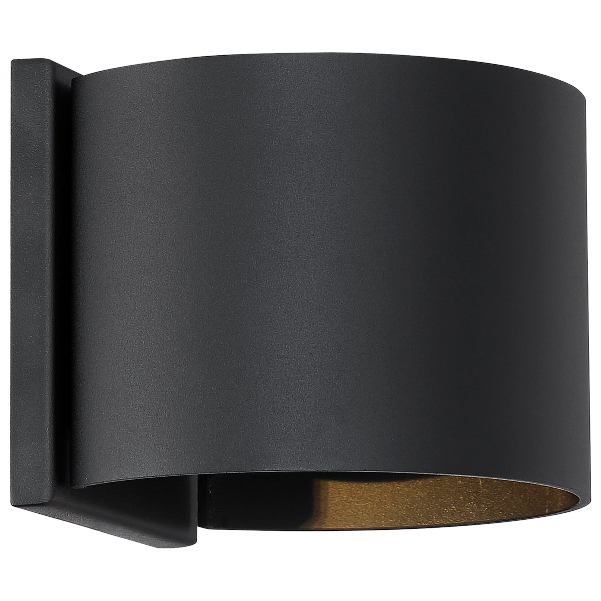 Nuvo 62-1464R1 Lightgate, 5 Watt LED Sconce, Matte Black Finish