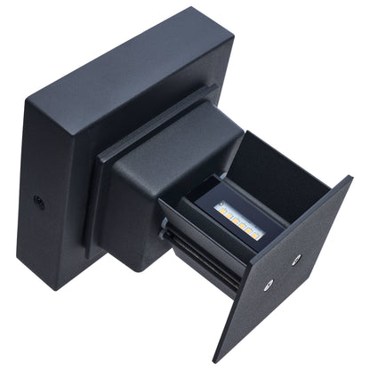Nuvo 62-1466R1 Lightgate, 5 Watt LED Sconce, Matte Black Finish