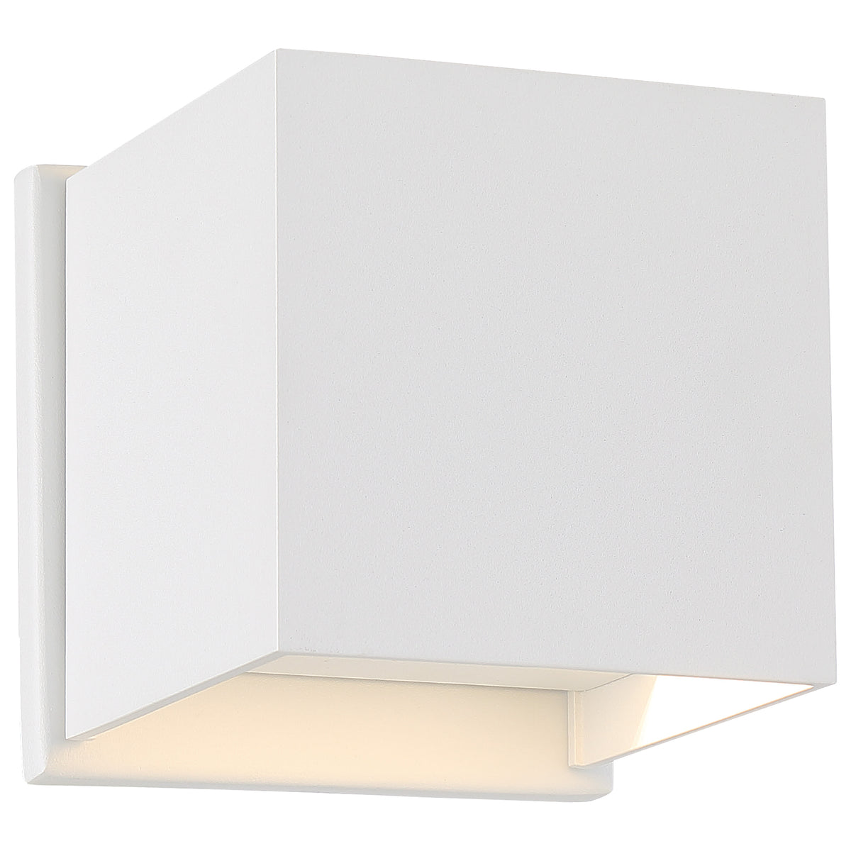 Nuvo 62-1467R1 Lightgate, 5 Watt LED Sconce, Matte White Finish