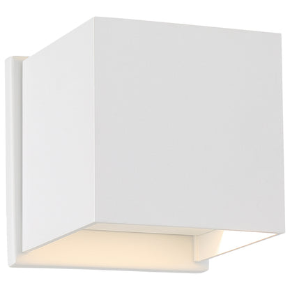 Nuvo 62-1467R1 Lightgate, 5 Watt LED Sconce, Matte White Finish