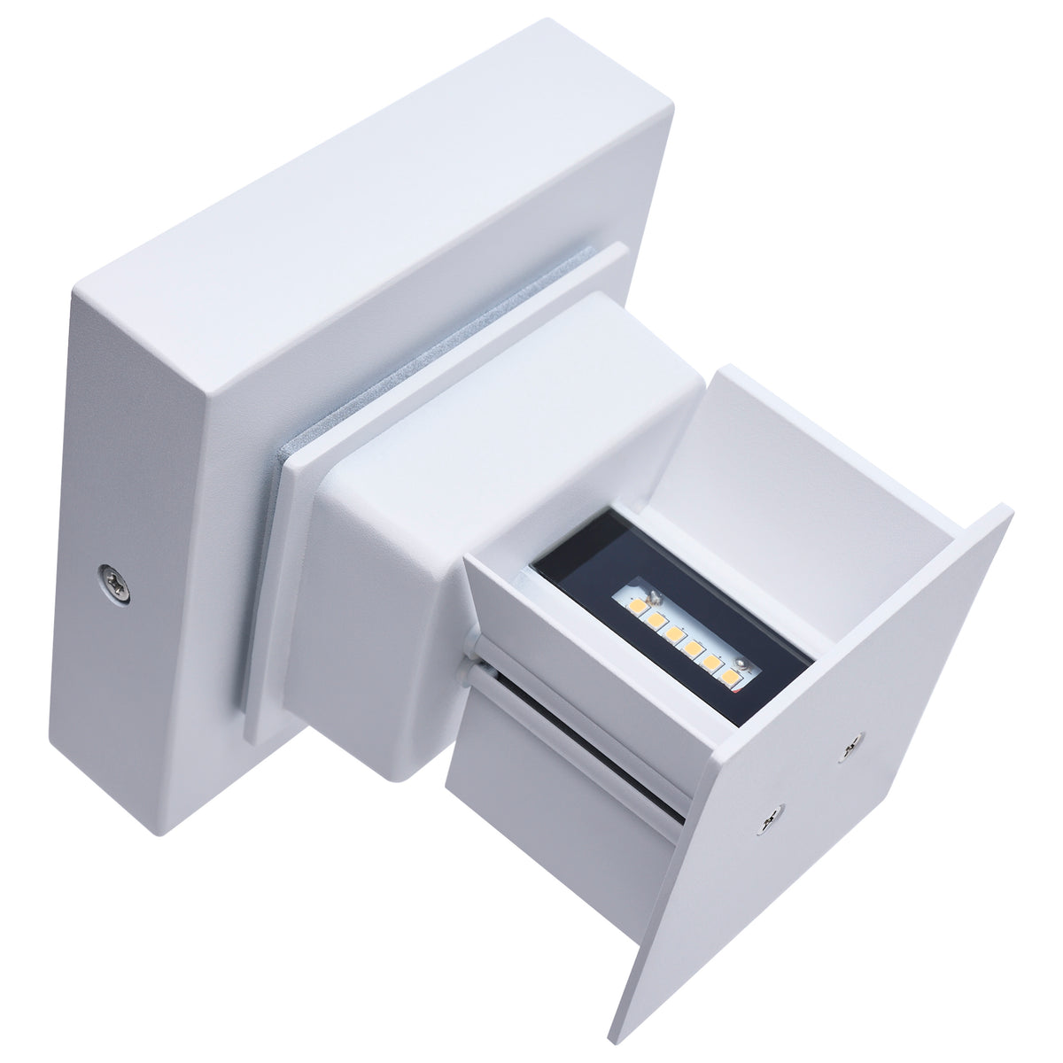 Nuvo 62-1467R1 Lightgate, 5 Watt LED Sconce, Matte White Finish