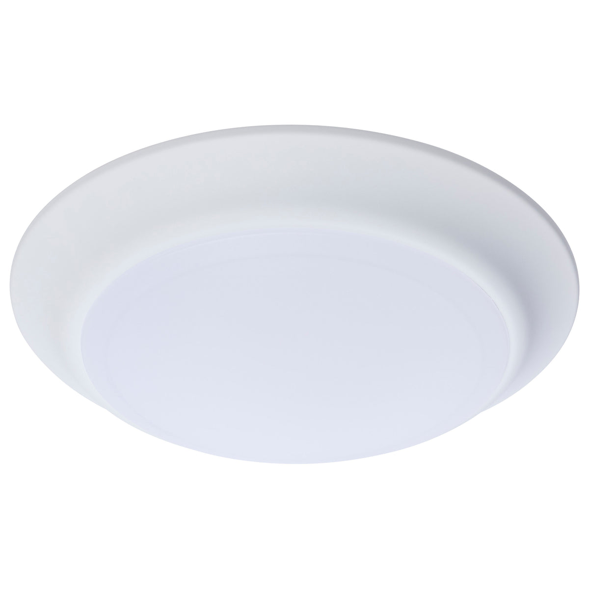 Nuvo 62-1800R1 7 Inch LED Disk Light, 27K/3K/35K/4K/5K CCT Selectable, White Finish