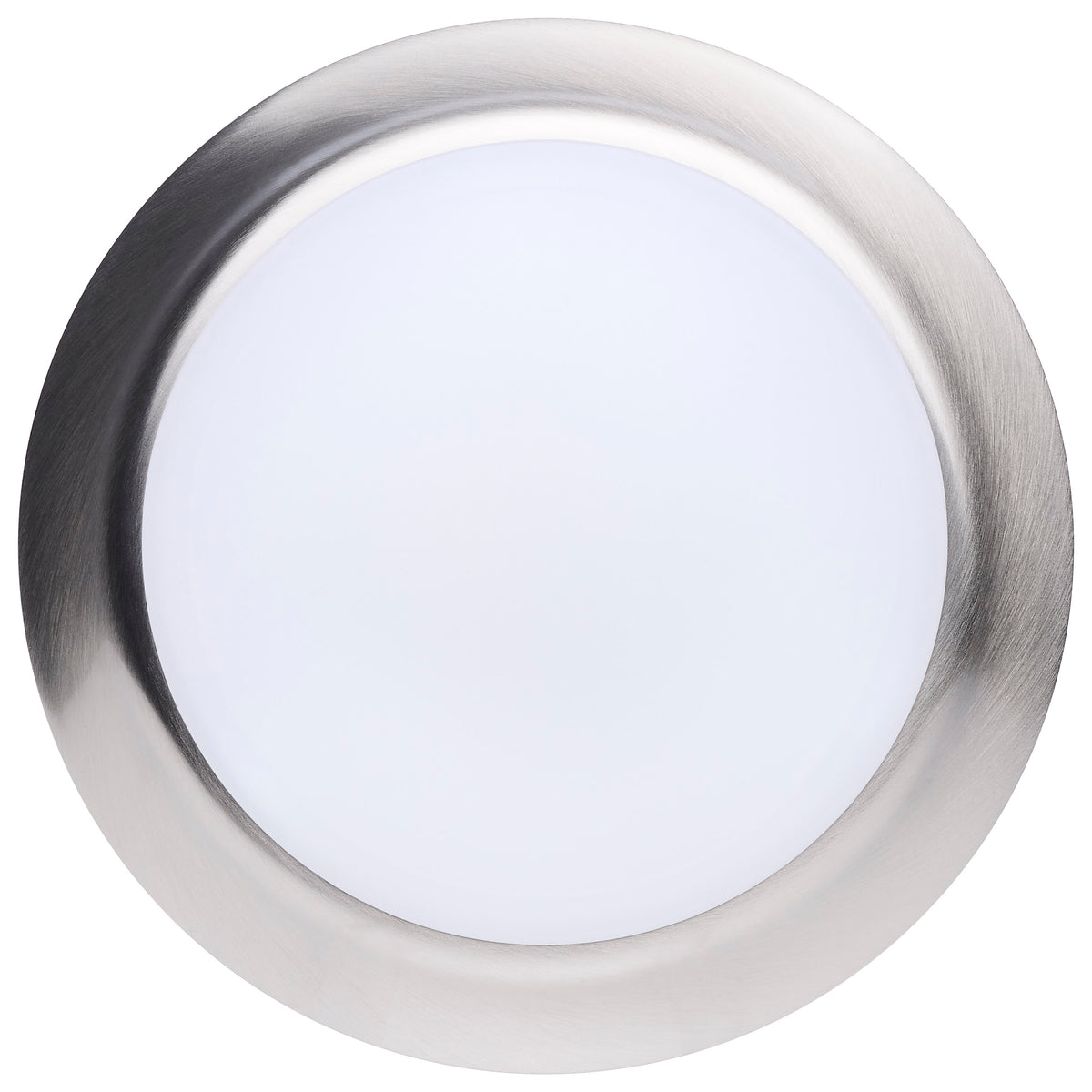 Nuvo 62-1802R1 7 Inch LED Disk Light, 27K/3K/35K/4K/5K CCT Selectable, Brushed Nickel Finish