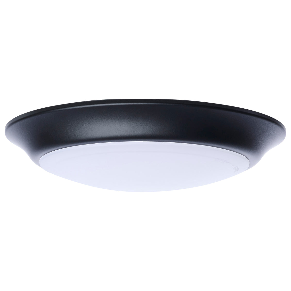Nuvo 62-1804R1 7 Inch LED Disk Light, 27K/3K/35K/4K/5K CCT Selectable, Black Finish