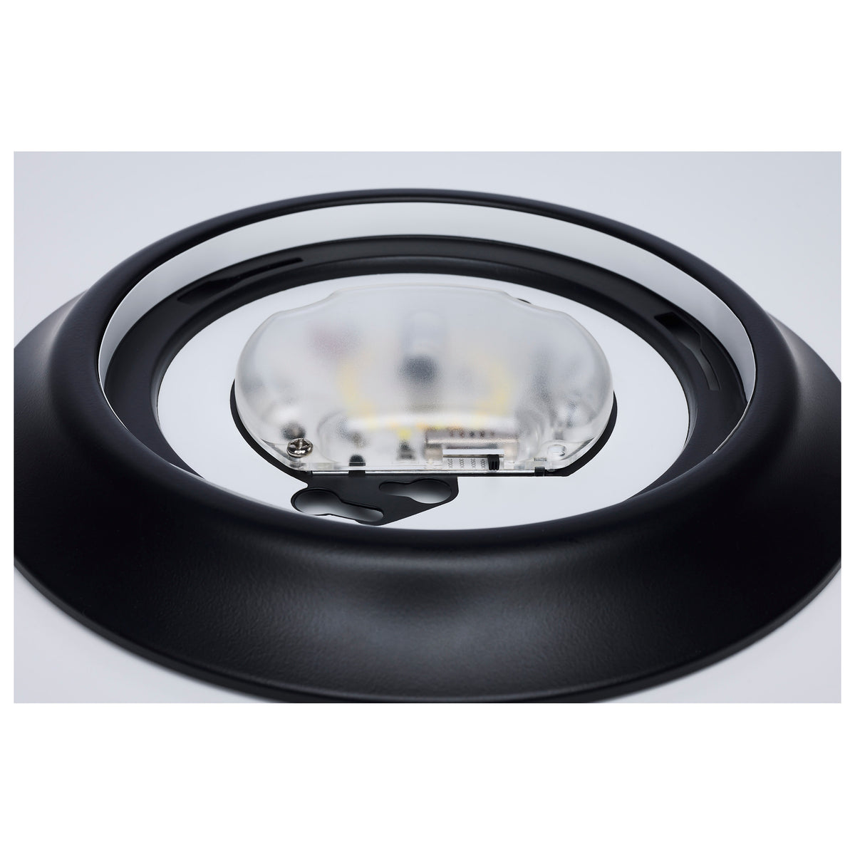 Nuvo 62-1804R1 7 Inch LED Disk Light, 27K/3K/35K/4K/5K CCT Selectable, Black Finish