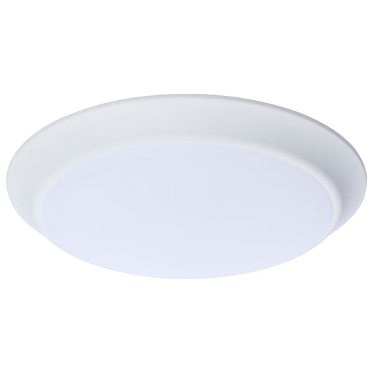 Nuvo 62-1811R1 10 Inch LED Disk Light, 27K/3K/35K/4K/5K CCT Selectable, White Finish