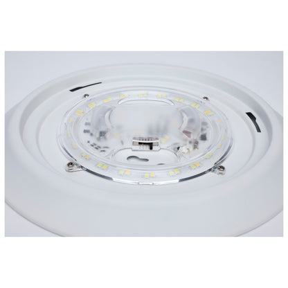 Nuvo 62-1811R1 10 Inch LED Disk Light, 27K/3K/35K/4K/5K CCT Selectable, White Finish
