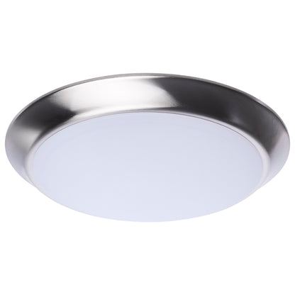 Nuvo 62-1812R1 10 Inch LED Disk Light, 27K/3K/35K/4K/5K CCT Selectable, Brushed Nickel Finish