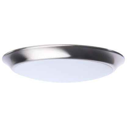 Nuvo 62-1812R1 10 Inch LED Disk Light, 27K/3K/35K/4K/5K CCT Selectable, Brushed Nickel Finish