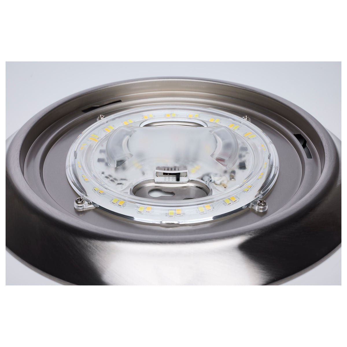 Nuvo 62-1812R1 10 Inch LED Disk Light, 27K/3K/35K/4K/5K CCT Selectable, Brushed Nickel Finish