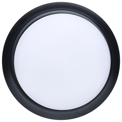 Nuvo 62-1814R1 10 Inch LED Disk Light, 27K/3K/35K/4K/5K CCT Selectable, Black Finish