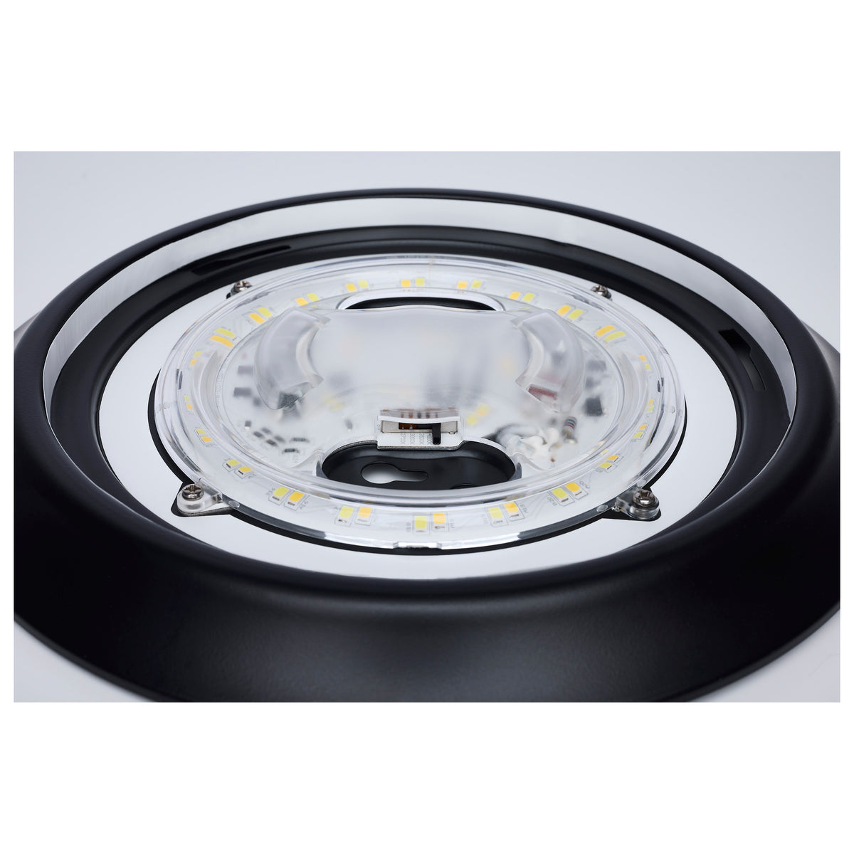 Nuvo 62-1814R1 10 Inch LED Disk Light, 27K/3K/35K/4K/5K CCT Selectable, Black Finish