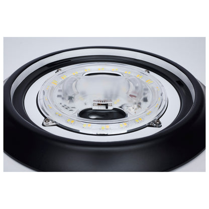 Nuvo 62-1814R1 10 Inch LED Disk Light, 27K/3K/35K/4K/5K CCT Selectable, Black Finish