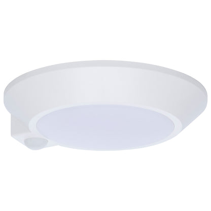 Nuvo 62-1820R1 7 Inch LED Disk Light, 27K/3K/35K/4K/5K CCT Selectable, Occupancy Sensor