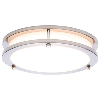 Nuvo 62-1875 Glamour, LED 10 Inch Flush Mount, Brushed Nickel Finish