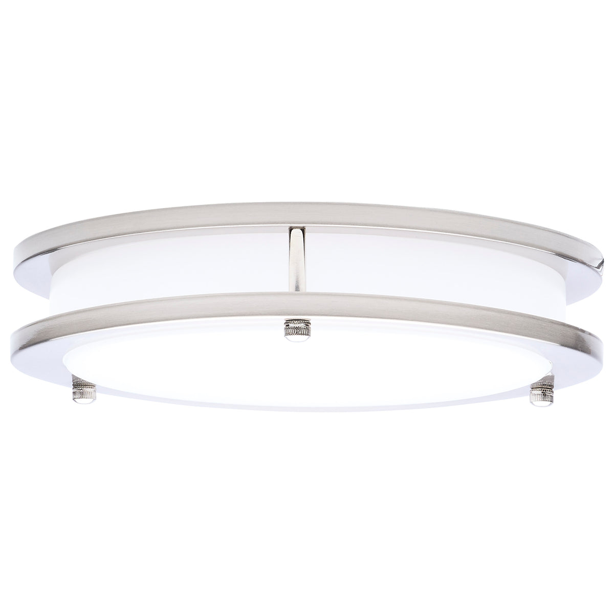 Nuvo 62-1875 Glamour, LED 10 Inch Flush Mount, Brushed Nickel Finish