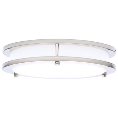 Nuvo 62-1875 Glamour, LED 10 Inch Flush Mount, Brushed Nickel Finish