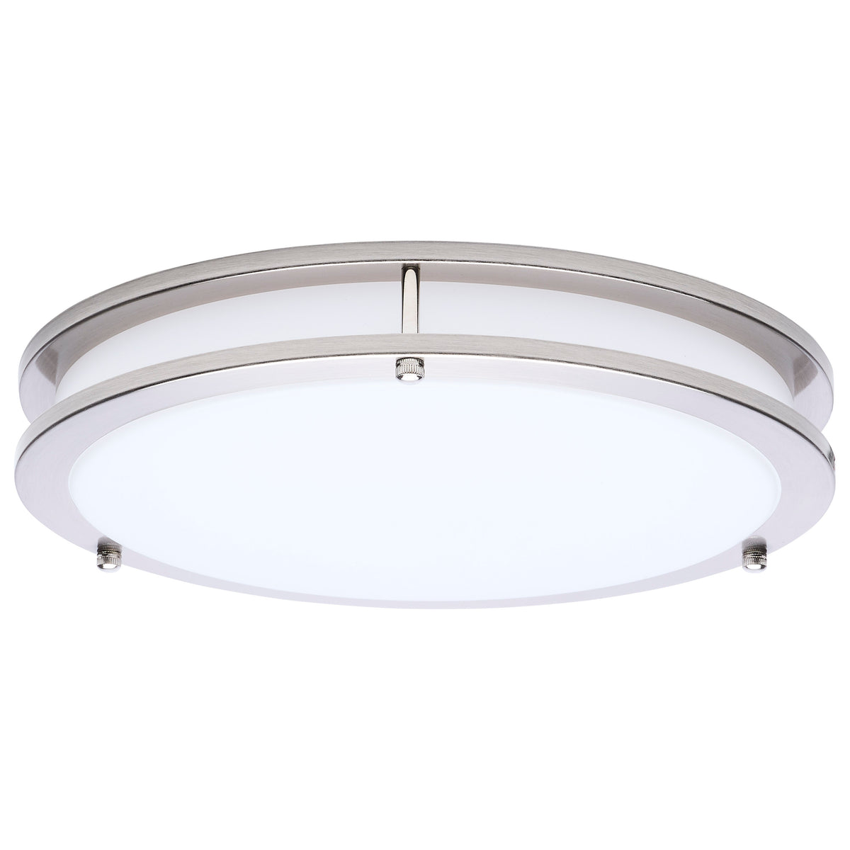Nuvo 62-1876 Glamour, LED 13 Inch Flush Mount, Brushed Nickel Finish
