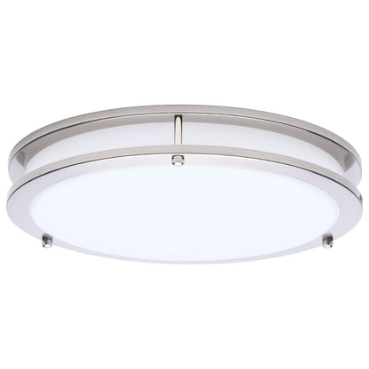 Nuvo 62-1876 Glamour, LED 13 Inch Flush Mount, Brushed Nickel Finish