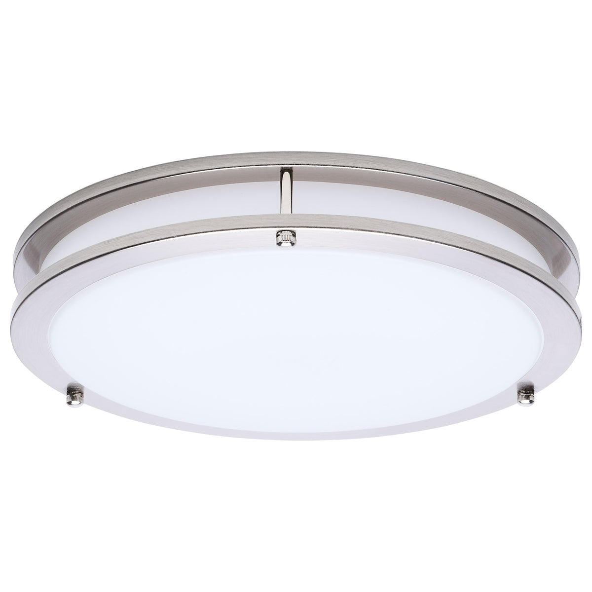 Nuvo 62-1876 Glamour, LED 13 Inch Flush Mount, Brushed Nickel Finish