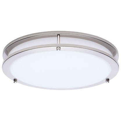 Nuvo 62-1876 Glamour, LED 13 Inch Flush Mount, Brushed Nickel Finish