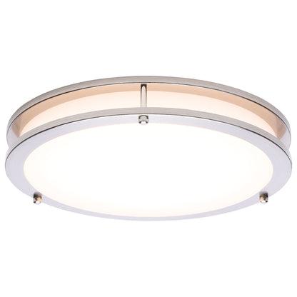 Nuvo 62-1876 Glamour, LED 13 Inch Flush Mount, Brushed Nickel Finish