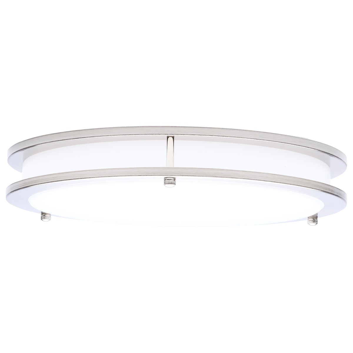 Nuvo 62-1876 Glamour, LED 13 Inch Flush Mount, Brushed Nickel Finish
